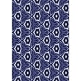 thumbnail image 1 of Ahgly Company Machine Washable Indoor Rectangle Transitional Night Blue Area Rugs, 2' x 3', 1 of 7