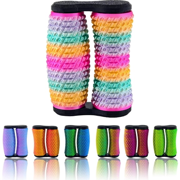 1pc Handheld Fidget Little Ouchies Fidget Relief,3D Printed Anxiety And Stress Relief Items, Adults & Teens Promotes Focus And Portable Design, Novelty Stress Relief Gifts(Rainbow)