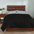 thumbnail image 2 of DNG Creations 5 Piece Stripe Diamond Comforter - Full/Queen Size - 550 GSM All Season 100% Egyptian Cotton, 800 Threads Count ( Stripe Black Colour ), 2 of 7