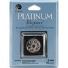 Platinum Elegance Platinum Plated Findings-Closed Jump Rings 6mm