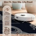 thumbnail image 6 of Design&I 5'x7' Washable Area Rug Snake Minimalist Coiled Serpent Centered Motif Boho Round Print Refined for Small Living Room, Bedroom, Sleek Flatweave Pet Friendly & Non-Slip, 6 of 7