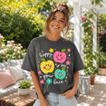 thumbnail image 2 of Happy to See Your Face Comfort Colors Shirt, Cute Apple Teacher Graphic Tee, Back to School Classroom Gift for Women, 2 of 6