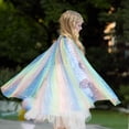 thumbnail image 3 of Princess Dress up Clothes, 7Pcs Princess Cape with Crown, Princess Dresses for Birthday Gift, 3 of 3