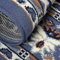 thumbnail image 5 of Home Dynamix Premium Sakarya Traditional Medallion Area Rug, Country Blue/Brown, 7'8"x10'7", 5 of 7