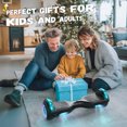 thumbnail image 5 of YHR Hoverboard for Kids Adults, 6.5" Bluetooth Self Balancing Scooter with LED Lights, Ages 6-12(Black), 5 of 6