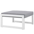 thumbnail image 3 of Modway Fortuna Ottomane de Patio Moderne en Aluminium, Fini Blanc/gris, 3 of 3