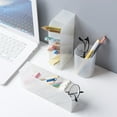 thumbnail image 2 of MasteelfCA Multiuse Saving Space Desktop Pen Pencil Holder Comestics Toiletry Organizer Home Office Stationery Storage Cup, 2 of 8