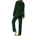 thumbnail image 7 of Ashirexll Womens Winter Sets, Fuzzy Pajamas for Women, Long Sleeve Long Pants Couple Pajamas Home Clothes Set for Women, 7 of 7