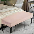 thumbnail image 2 of facefd Bench High Stretch Slipcover Dining Room Bench Seat Cushion Cover Camel, 2 of 5