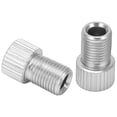 thumbnail image 3 of Suodoka Adaptador Válvula Presta a Schrader Aluminio Bicicleta Plata 2 Pzas (1.5 x 0.95 cm / 0.6 x 0.4 in), 3 of 9