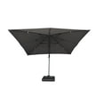thumbnail image 2 of Velago Sabia 10ft Square Cantilever Umbrella with Base, Dark Grey, 2 of 3