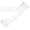 thumbnail image 1 of FUTUREORYY Woodworking Router Template 1Set for Cutting Board Handle in Transparent Acrylic, 1 of 8