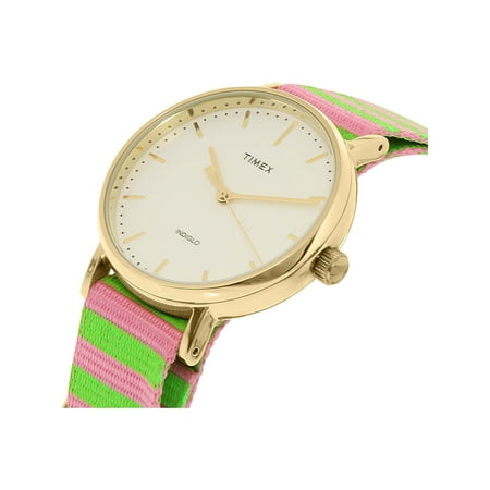 timex weekender gold