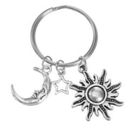 Tanom Sun Star Moon Key Ring Premium Keyring Special Hanging Decor Key Holder