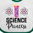 thumbnail image 4 of Inktastic Science Princess Girls Scientist Girls Baby Bib, 4 of 4