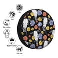 thumbnail image 5 of Spare Tire Cover, Buffalo Skull flowers Exotic Wheel Cover Tire Covers for Trailers Car Truck Camper Universal Tire Covering Fits Diameter 14 inch, 5 of 7