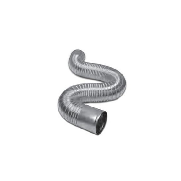 Lambro 3010 3 in. x 8 ft. Aluminum Semi-Rigid Duct with Connecting Ends - Pack of 20