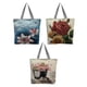 thumbnail image 1 of Bolso de lona con cremallera, bolso de viaje grande ecológico, adecuado para mujeres, 1 of 5