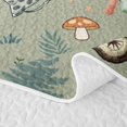 thumbnail image 5 of Erosebridal Rustic Plant Mushroom Twin Quilt Set For Kids,Happy Camping Twin Coverlet Set For Camper Gifts,2-Piece, 5 of 7