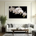 thumbnail image 2 of Flower Canvas Art Flower Picture Bathroom Wall Decor Fraemd Floral Painting Vintage Artwork for Living Room Office Home Decoration Gallery Wrapped Ready to Hang(Flower-3,12.00"x18.00"), 2 of 6
