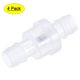 thumbnail image 1 of Uxcell Válvulas de retención unidireccionales de conector de manguera de 11.4mm de diámetro, paquete de 4, 1 of 5