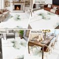 thumbnail image 6 of Spring Flower Area&nbsp;Rug 8x10ft Vintage Watercolor White Floral Plant Non-Slip&nbsp;Washable Square&nbsp;Rugs Soft Felt Indoor Floor Mat for Bedroom Kitchen Living Room Bathroom, 6 of 9