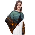 thumbnail image 4 of Halloween Elegant Chiffon Silk Scarf for Women - Lightweight and Breathable 180*73 Size - Ideal Accessory for Any Occasion, 4 of 6