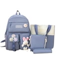 thumbnail image 2 of TopLLC Backpack Student Backpack School Backpack Campus Backpack Large Capacity Canvas Backpack Outdoor Travel Backpack Student backpack, 2 of 5
