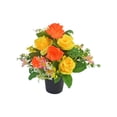 thumbnail image 2 of Cemetery Memorial Decoration Funeral Artificial Flowers Fake Potted Plants, 2 of 7
