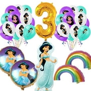 Jasmine Balloons Party Supplies 3rd Big Number Decorations Decor Kit Birthday