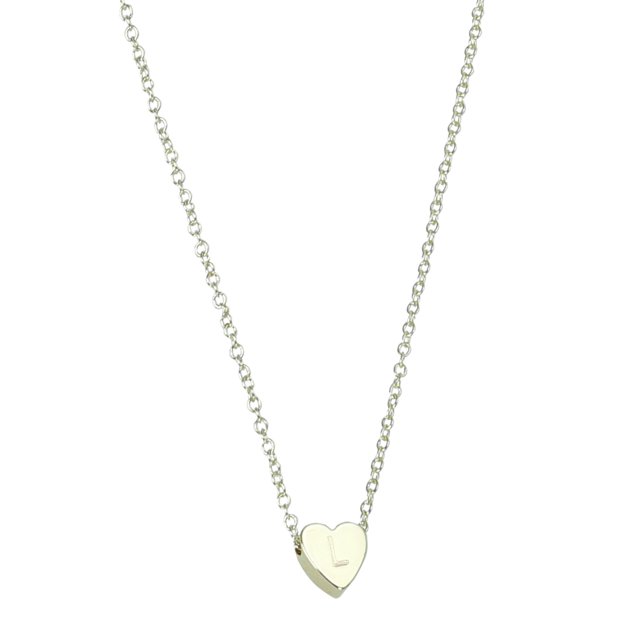 Kcodviy 26 Collier Alphabet initial en Forme de Cœur Bijoux Cœur pour Femmes Bijoux en Diamant Colliers pour Femmes un Colliers en Diamant pour Femmes Z 26 Alphabet initial Colliers en Or pour Femmes