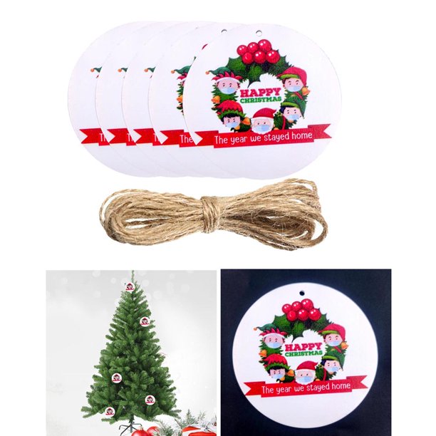 5 Piezas de Adornos para árboles de Navidad, Patrones de Santa, Adornos Colgantes de , Adornos para árboles, Artesanías Colgantes Tipo 4 BLESIY árbol de navidad colgantes artesanías
