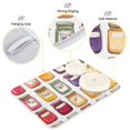 thumbnail image 3 of Yayeee Dish Drying Mat for Kitchen Counter 16"x18" Microfiber Absorbent Pad, Colorful Jam Jars, 3 of 7