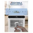 thumbnail image 4 of 8,000 BTU Portable Air Conditioner Up to 350 Sq.Ft, 3-In-1 Small AC Unit with Cool/Fan/Dehumidifier, Small Air Conditioner with Wheels/Remote Control/Window Kit, 4 of 7