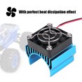 thumbnail image 1 of Heat Sink With, 1 10 Scale Electric Rc Car 540 Rc Motor Fan,Rc Cooling Fan for Fans,540 19t 550 3650 Motor Blue, 1 of 8