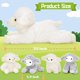 thumbnail image 5 of Set de peluches BENINY Lamb con mamá de 50 cm y 4 corderos bebés, 5 of 8