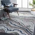 thumbnail image 2 of SAFAVIEH Craft Lyall Abstract Area Rug, 6'7" x 6'7" Square, Grey/Blue, 2 of 8