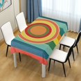 thumbnail image 3 of Yayeee Tablecloths for Rectangular Tables 60 x 90 inch Party Table Cover, Colorful Stripes, 3 of 6