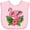 AD-Pink, variant on Inktastic Flamingo with Tropical Flowers Boys or Girls Baby Bib
