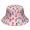 Princess and Dress Pink Pattern, variant on Princess and Star Pink Pattern Bucket Hat, Outdoor Sun Hat with Wide Brim & Breathable Fabric, Lightweight Breathable Gifts for Birthday Christmas Thanksgiving
