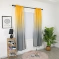 thumbnail image 6 of Yaouit Ombre Room Darkening Curtains for Bedroom, Living Room Decor, Elegant Sheer Curtains, Orange and Teal Curtains, 1 Panels, Mint Green and Teal, 1x2 M, 6 of 9