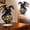 A, variant on HAJAGP Gothic Stained Glass Acrylic Dragon Standee, Colorful Mythical Creature Figurine Home Decor Ornament for Living Room Bedroom Desk