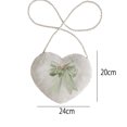 thumbnail image 2 of Bolso cruzado con forma de corazón, cadena de perlas de felpa, monedero para teléfono móvil, bolso de hombro borroso para mujeres, damas y niñas MFZFUKR BST2001372-2, 2 of 5