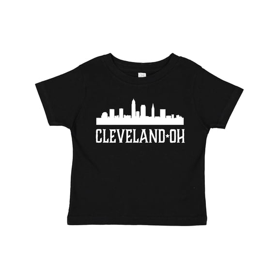 Inktastic Cleveland Ohio Skyline City Silhouette Boys or Girls Toddler T-Shirt
