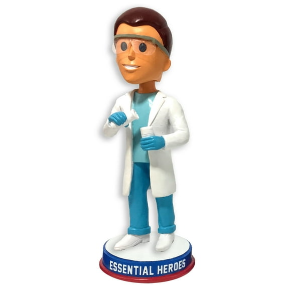Scientist Lab Technicians Essential Heroes Bobblehead Male Light Skin Tone