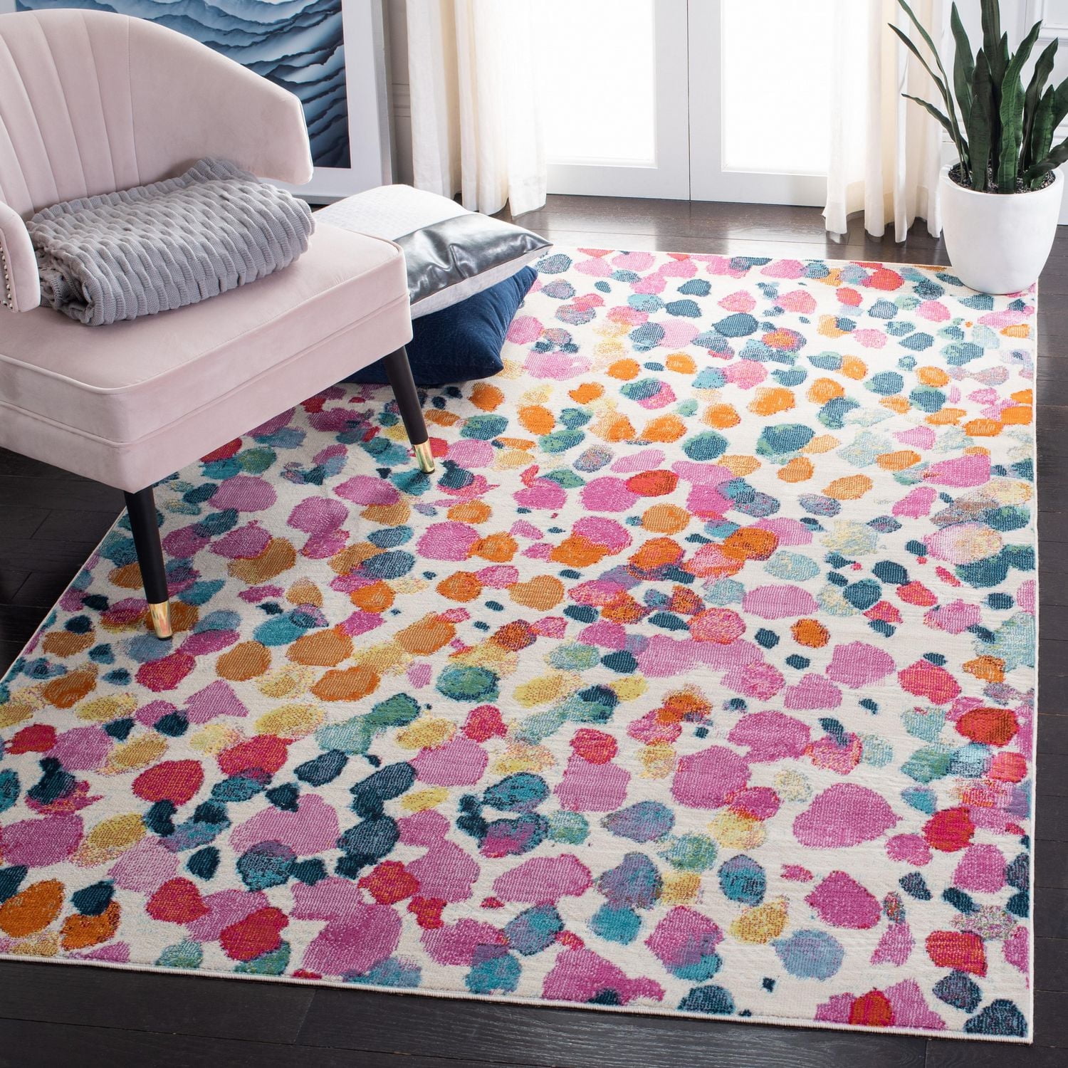 Safavieh Lillian Isadora Dotted Brushed Area Rug