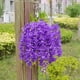thumbnail image 2 of 2pcs Flores Artificial Colgantes Guirnalda Montón Plantas Seda Decoración Boda Fiesta Morado Violeta Baoblaze Artificial flor de la lila Garland, 2 of 8