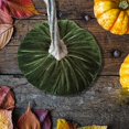thumbnail image 2 of Artificial Velvet Pumpkins Fall Harvest Decor Fabric Foam Pumpkins for Thanksgiving Halloween Table Centerpieces Wedding Farmhouse Autumn Home Decor, 2 of 7