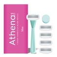thumbnail image 1 of Kit de rastrillo Athena Club de 5 hojas para piel sensible, menta, 1 of 7