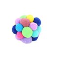 thumbnail image 2 of Agiferg Pet Cat Toy Colorful Handmade Bells Bouncy Ball Built-In Catnip Interactive Toy, 2 of 2